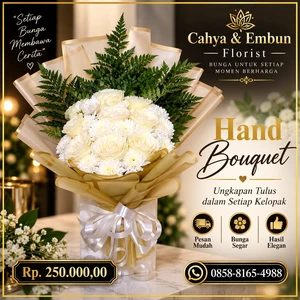 Toko Bunga Rumah Duka Sentra Medika Cibinong - Hand Bouquet Segar
